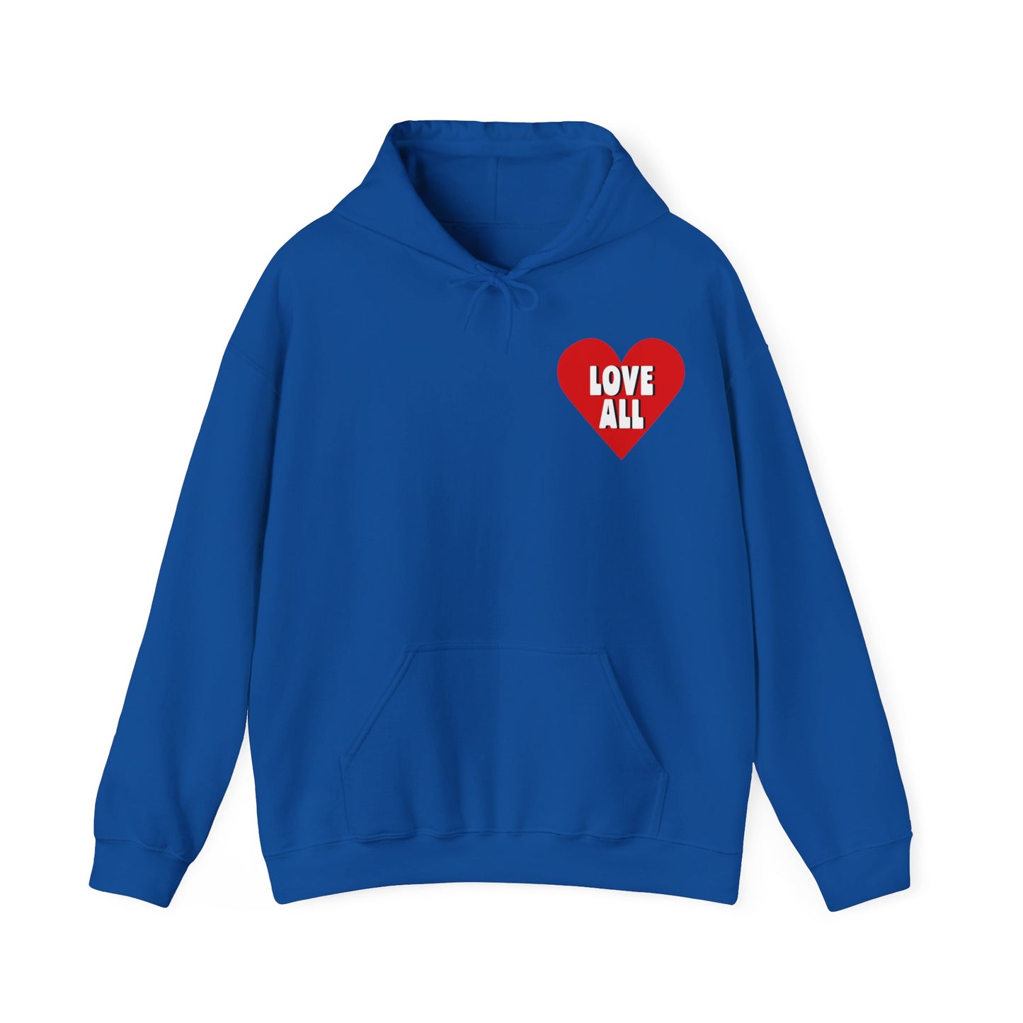 "Love All" Heart Logo, Unisex Hoodie