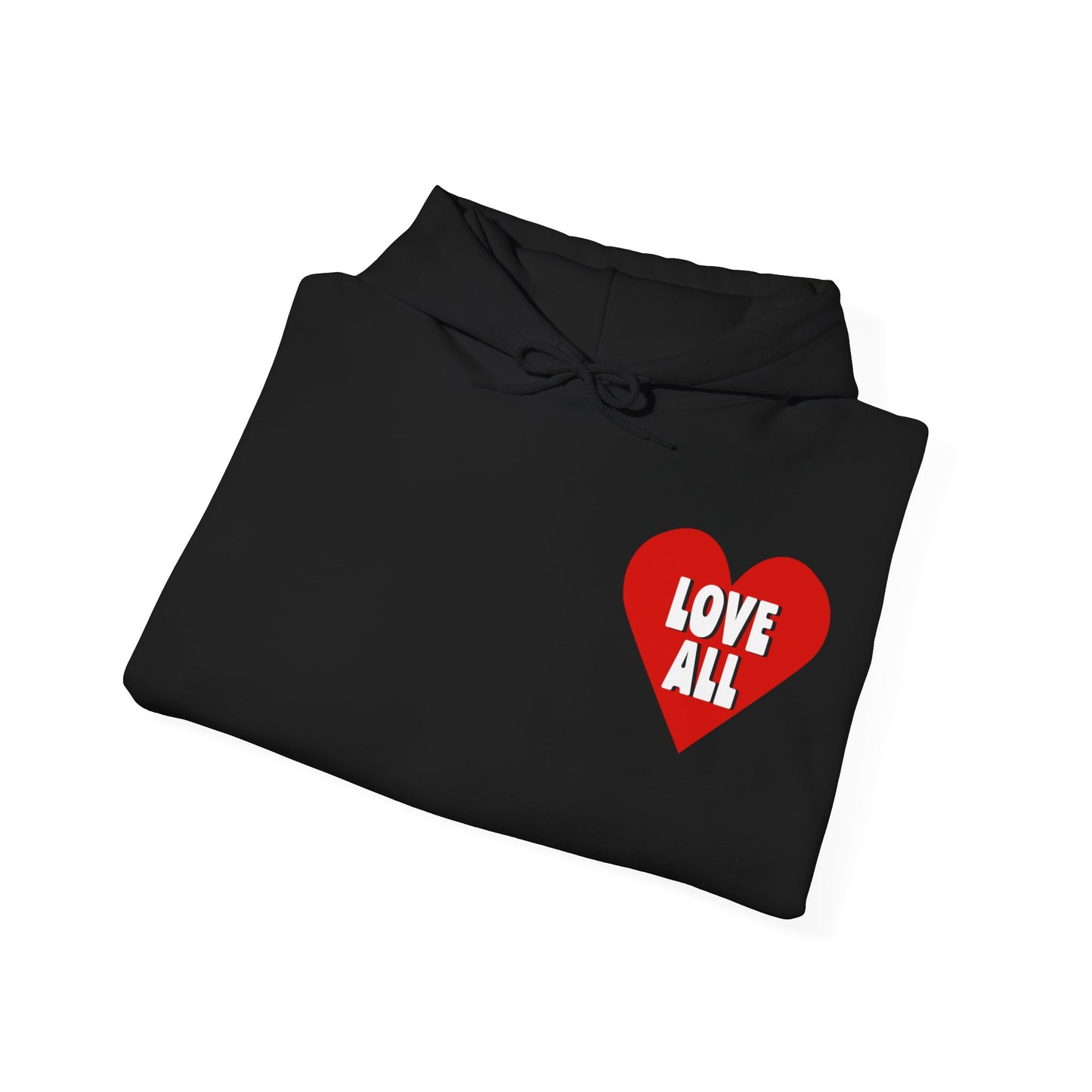 "Love All" Heart Logo, Unisex Hoodie