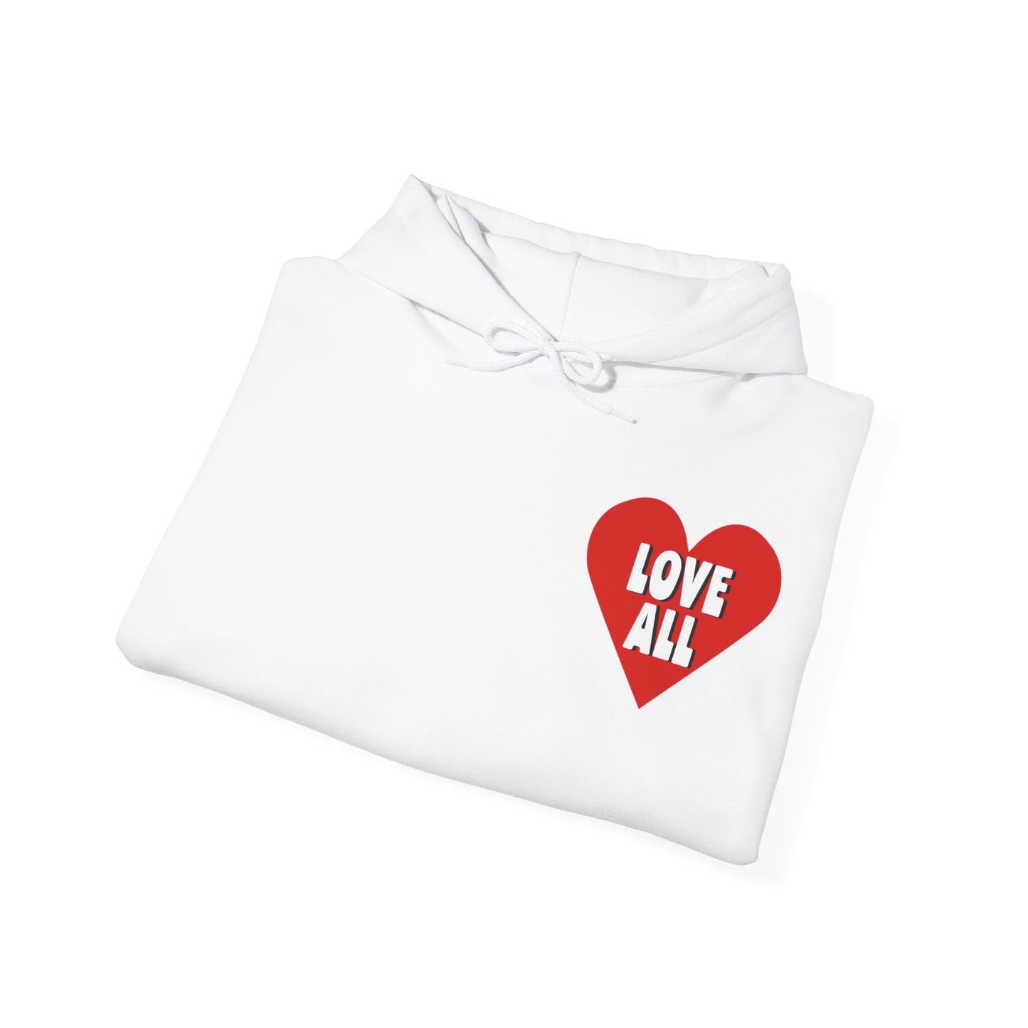 "Love All" Heart Logo, Unisex Hoodie