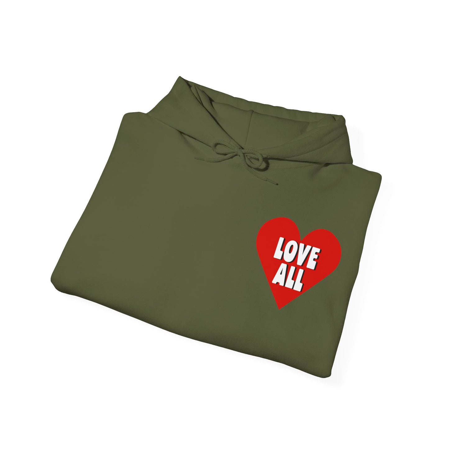 "Love All" Heart Logo, Unisex Hoodie