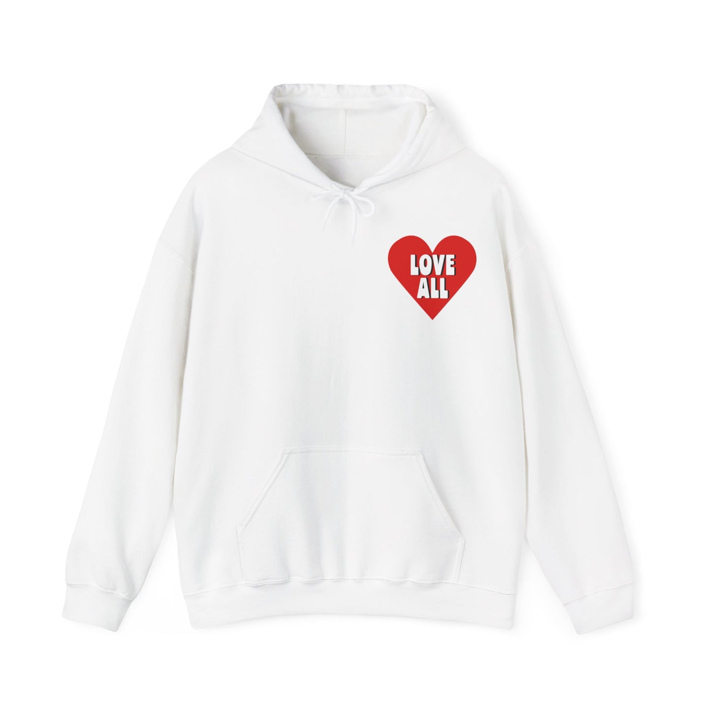"Love All" Heart Logo, Unisex Hoodie