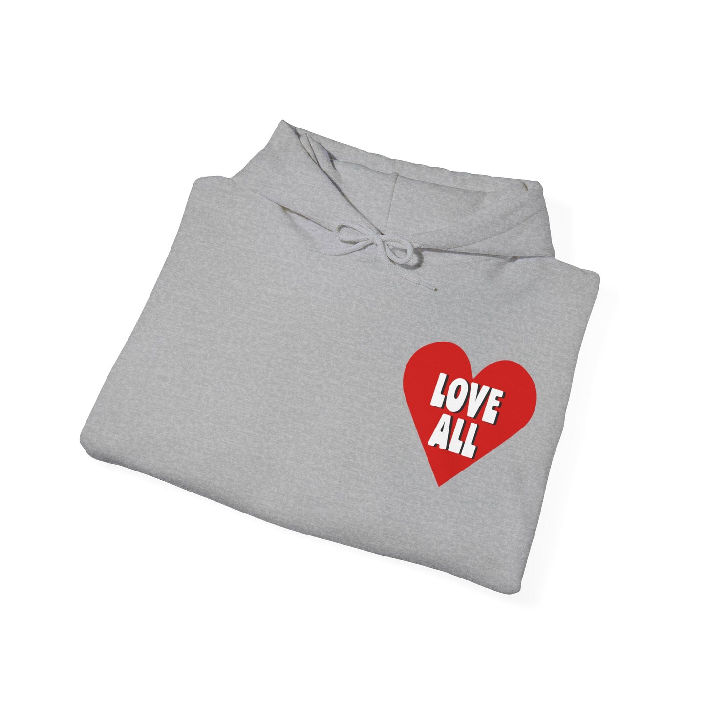 "Love All" Heart Logo, Unisex Hoodie