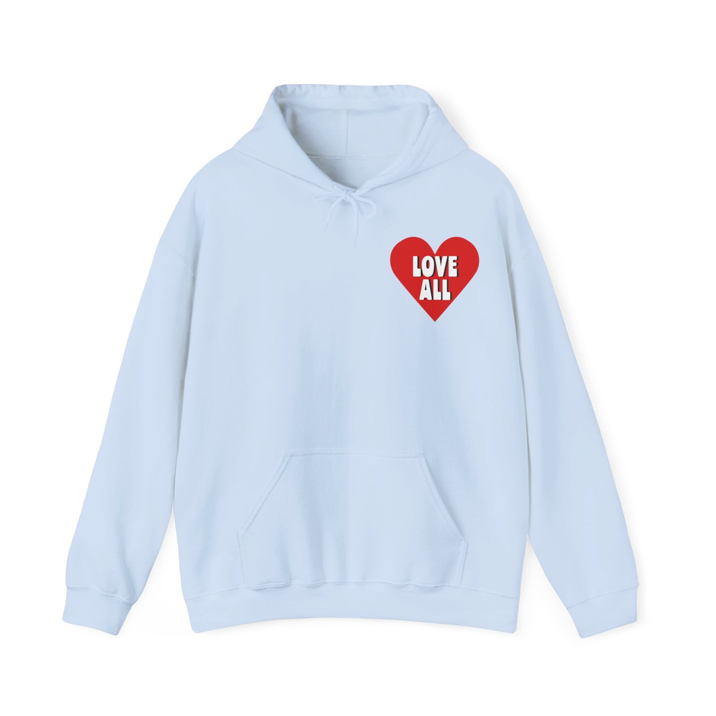 "Love All" Heart Logo, Unisex Hoodie