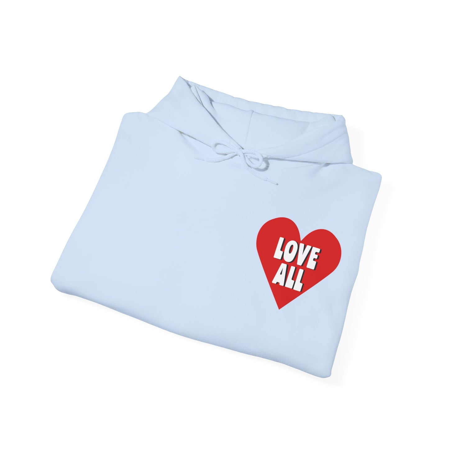 "Love All" Heart Logo, Unisex Hoodie
