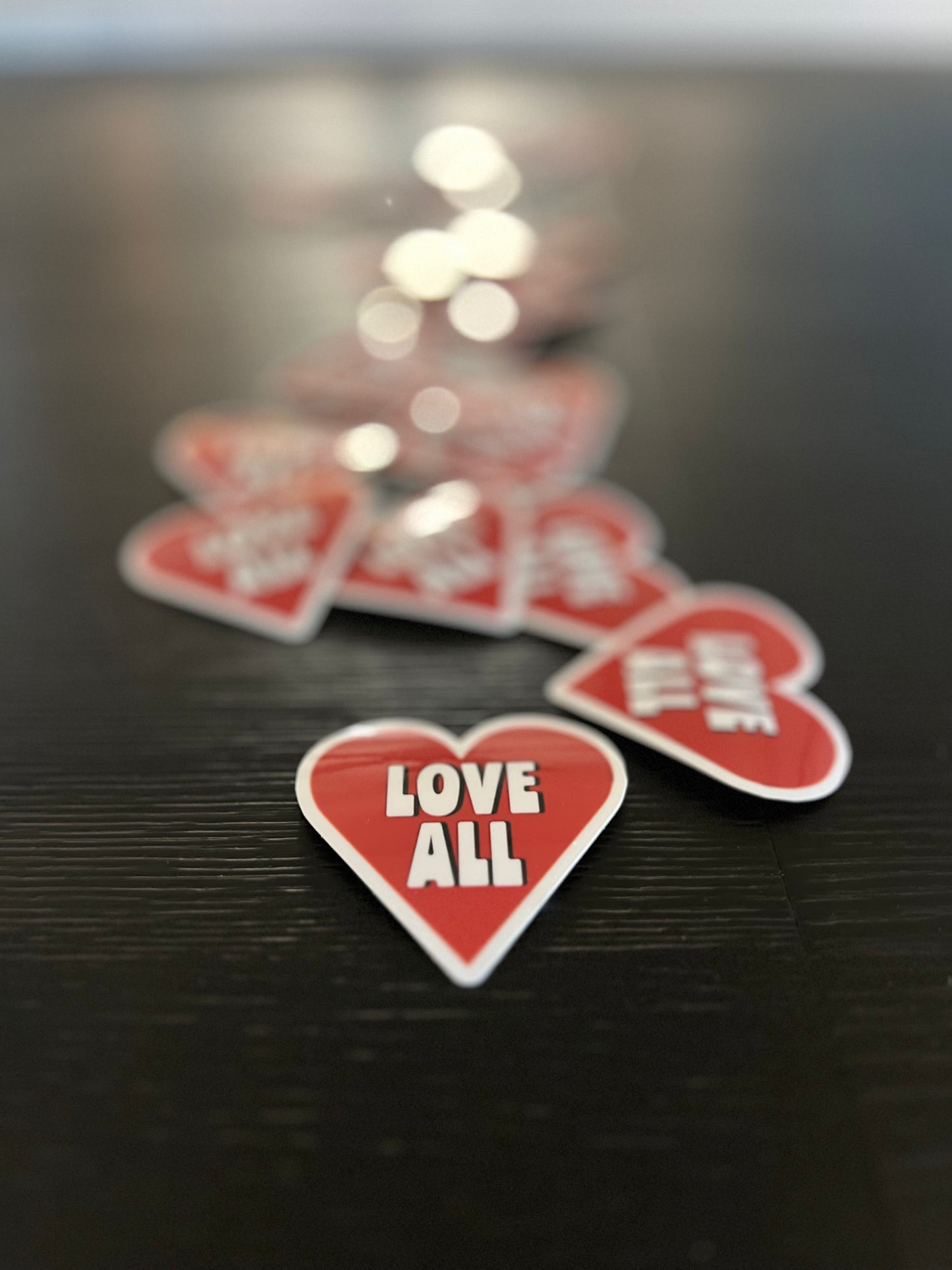 “Love All” Heart Logo - Vinyl Sticker