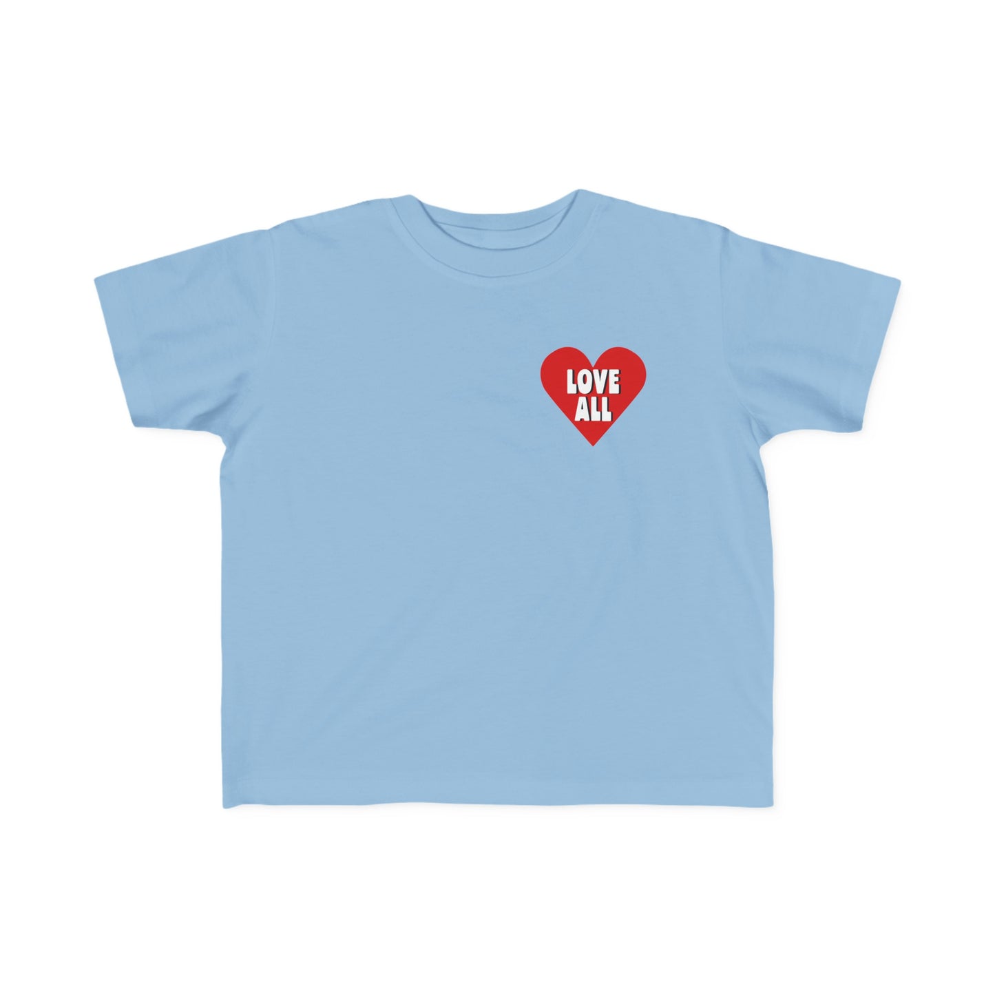 Toddler's ”Love All” Heart Logo, T-Shirt