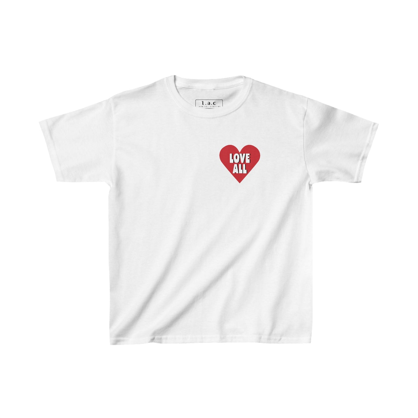 Youth “Love All” Heart Logo, T-Shirt