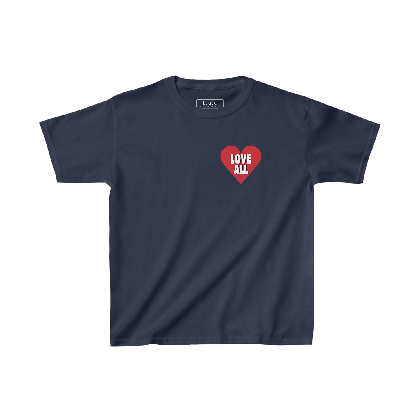 Youth “Love All” Heart Logo, T-Shirt