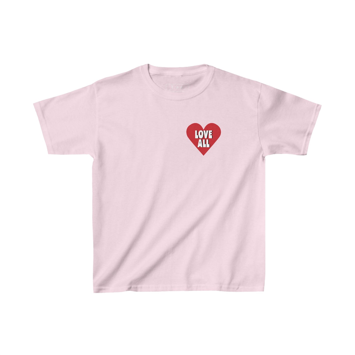 Youth “Love All” Heart Logo, T-Shirt