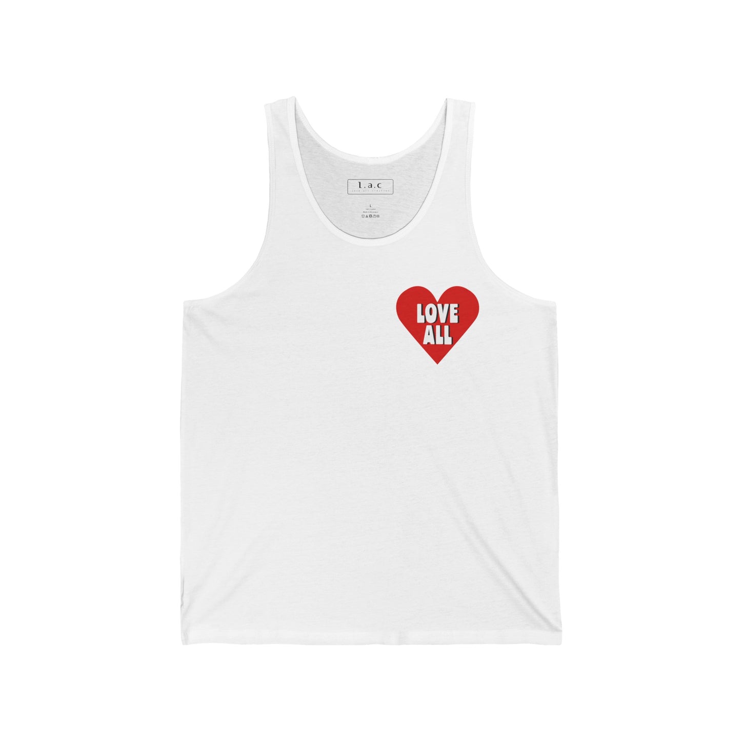 "Love All" Heart Logo, Tank Top