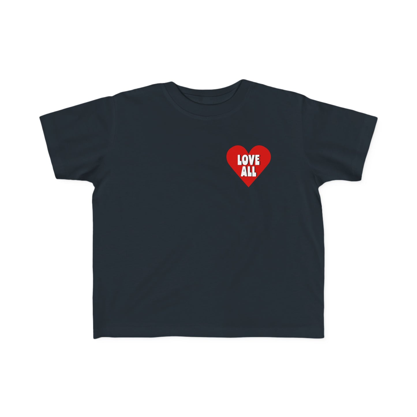 Toddler's ”Love All” Heart Logo, T-Shirt