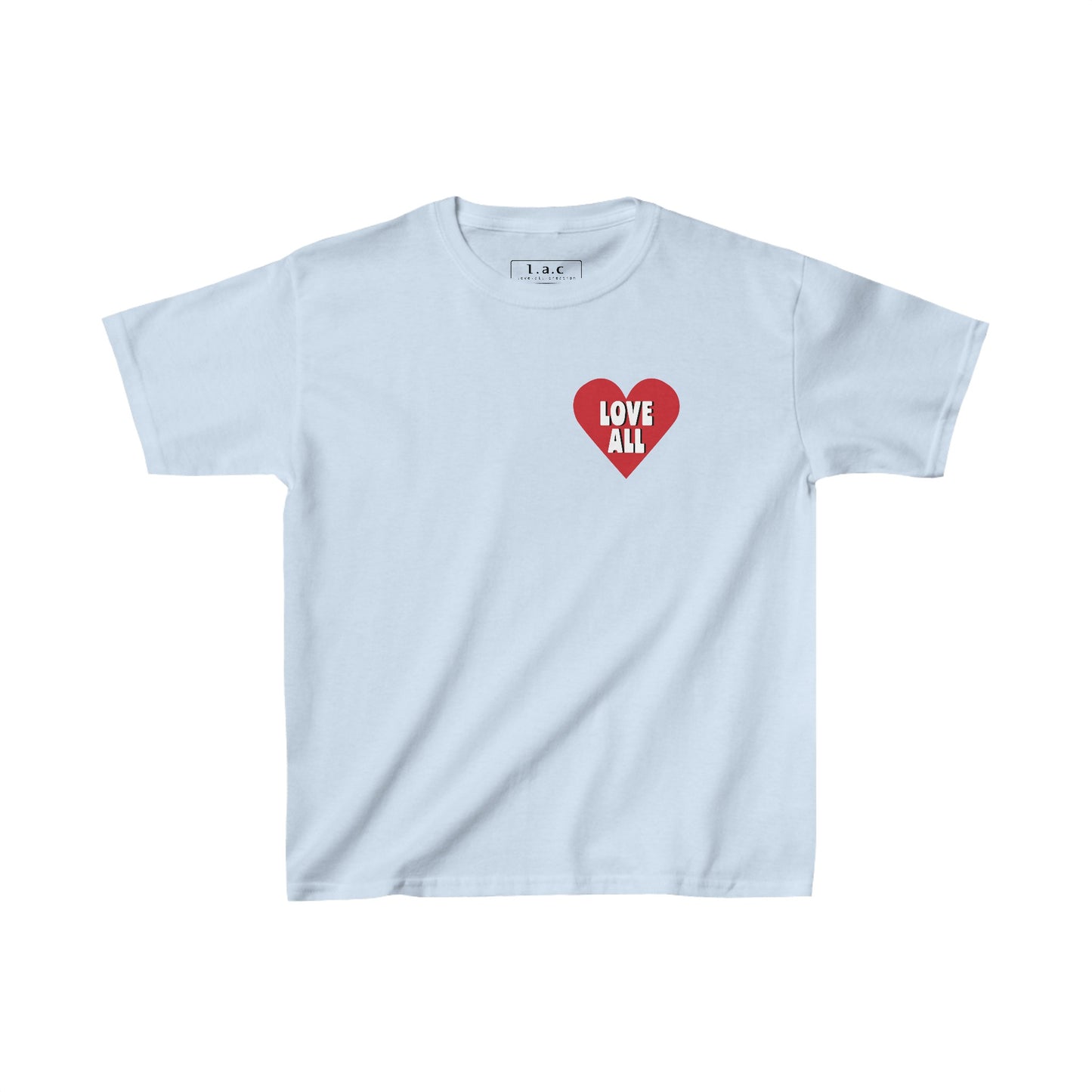 Youth “Love All” Heart Logo, T-Shirt