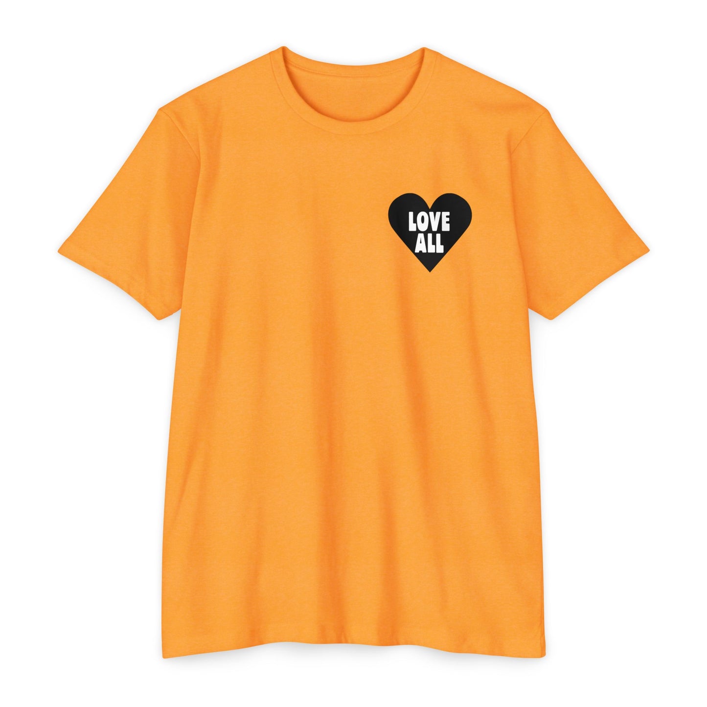 “Love All” BLACK HEART Logo, T-Shirt