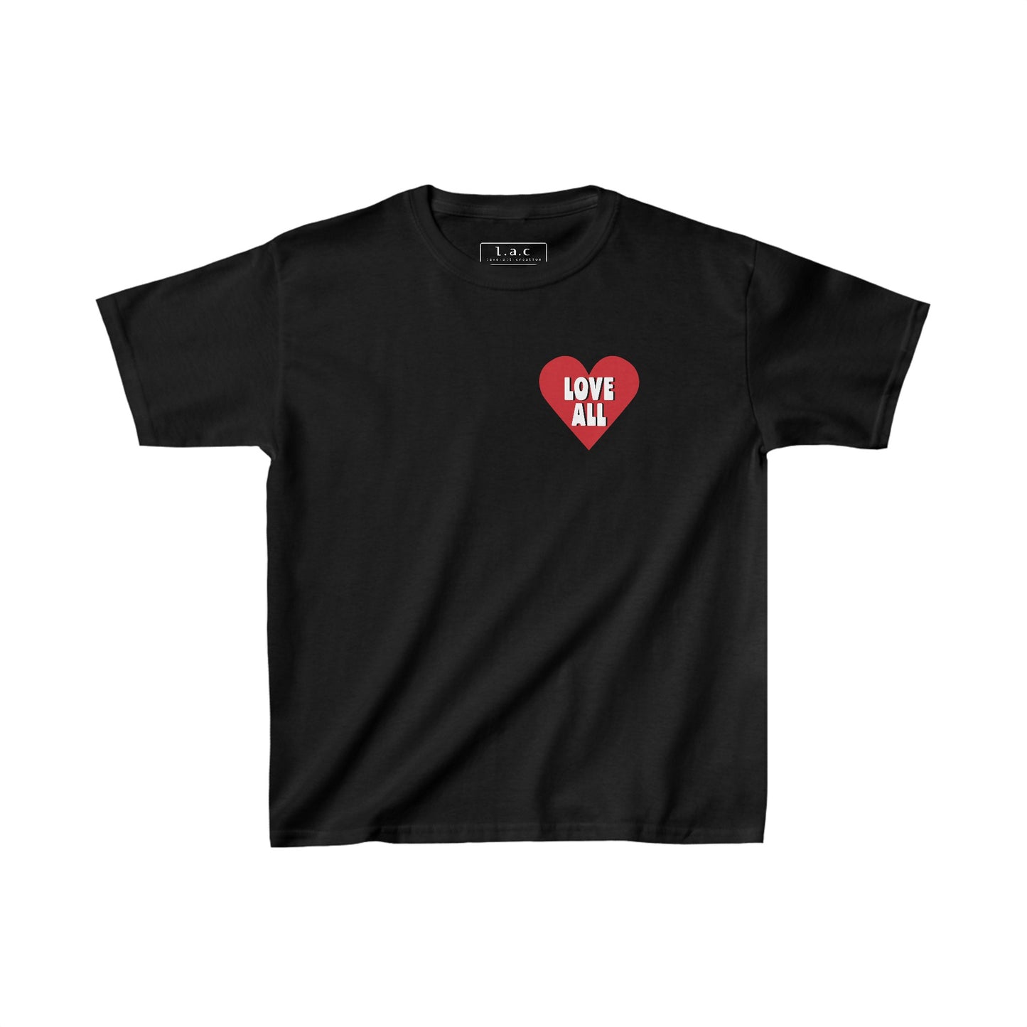 Youth “Love All” Heart Logo, T-Shirt