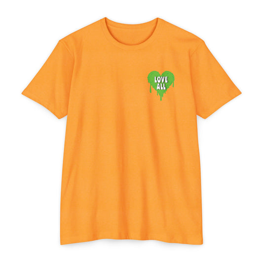 “Love All” Slime Heart Logo, T-Shirt