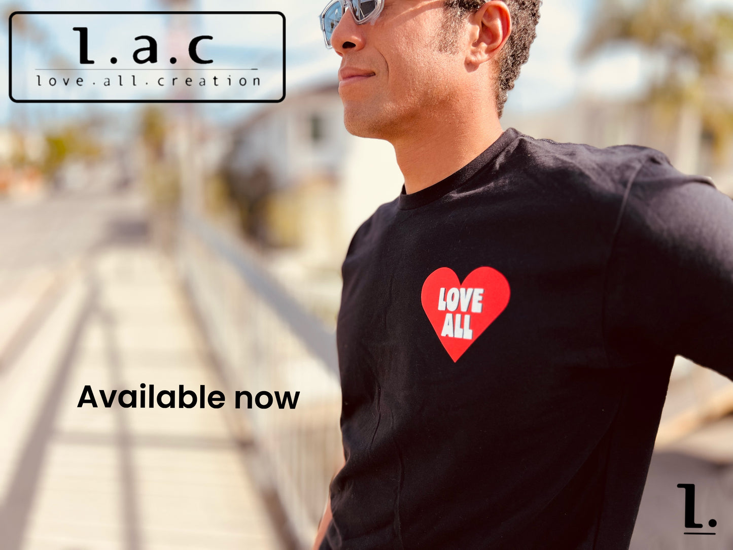 "Love All" Heart Logo - T-Shirt